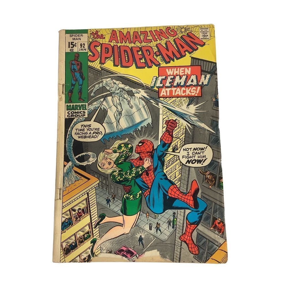 Vintage 1971 Spiderman Comic Vol 1 Issue  No 92